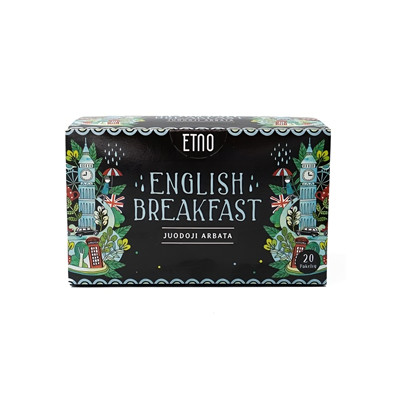Black tea ETNO English Breakfast, 20 pcs.