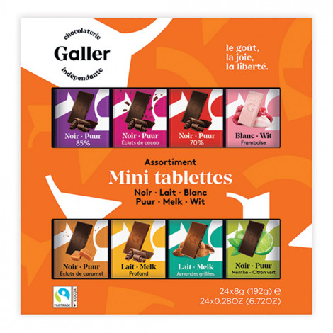 Rasia mini suklaalevyt Galler Mini Tablets Collection, 24 kpl.