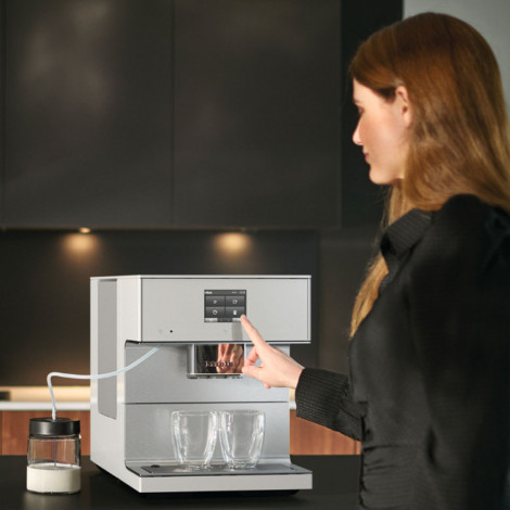 Miele CM 7350 CoffeePassion Brillantweiß Kaffeevollautomat – Weiß