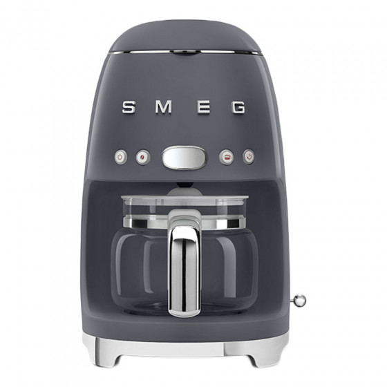 Smeg DCF02GRUK 50's Style Coffee Maker - Slate Gray