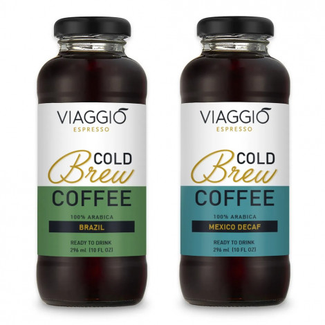 Koud gezette koffie Viaggio Espresso Cold Brew Brazil + Decaf, 592 ml