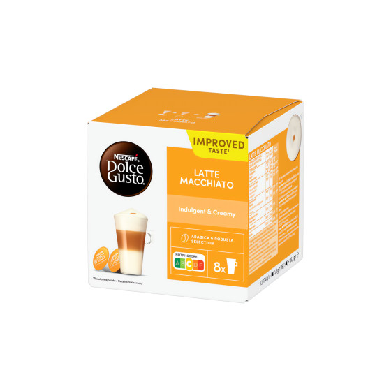 Kawa w kapsułkach NESCAFÉ® Dolce Gusto® Latte Macchiato, 8+8 szt.