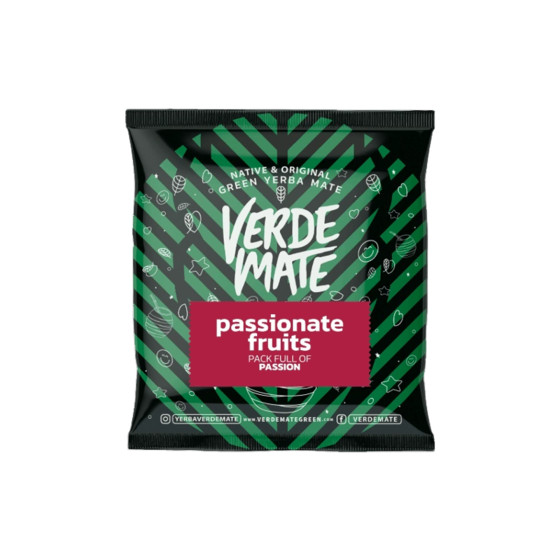 Maté Verde Mate Green Passionate Fruits, 50 g