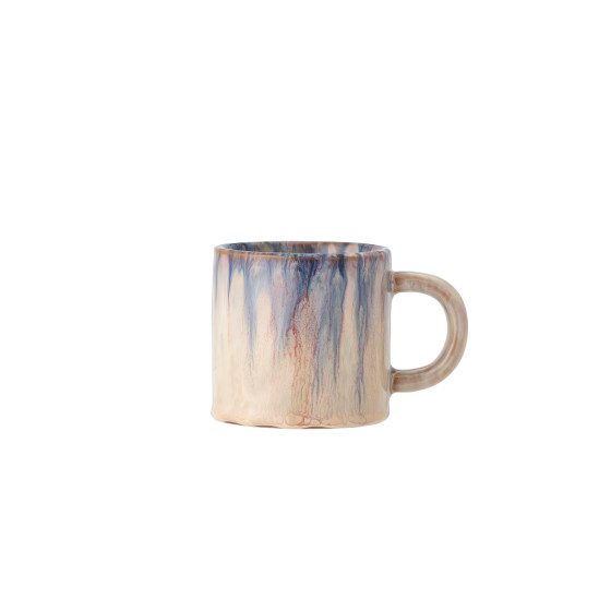 Bloomingville Blue Stoneware Amalia kopp, 250 ml