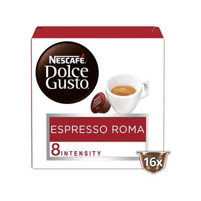 Coffee capsules NESCAFÉ® Dolce Gusto® Roma, 16 pcs.