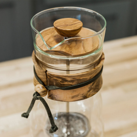 Koffiezetapparaat Hario Cafe Press Olive Wood, 600 ml