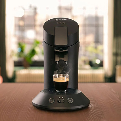 Philips Senseo Original Plus CSA210-61 B-Ware Kaffeepadmaschine – Schwarz