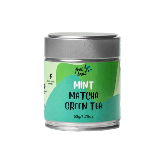 Matcha-Grüntee mit Minze Feel Brill, 50 g