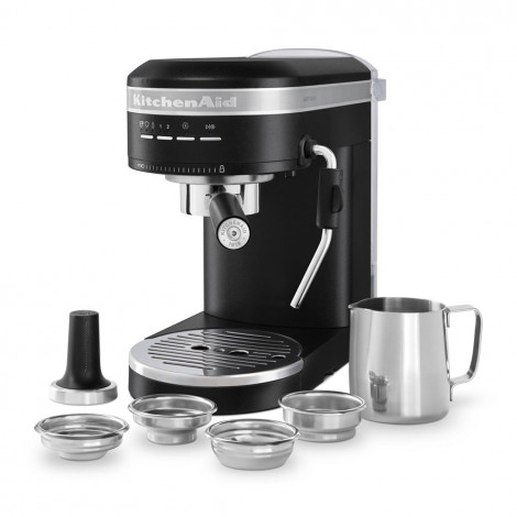 KitchenAid Artisan 5KES6503EBK espresso kavos aparatas – juodas