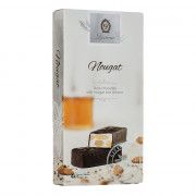 Ciemna czekolada z nugatem i migdałami Laurence „Classy White Nougat“, 4 x 32,5 g