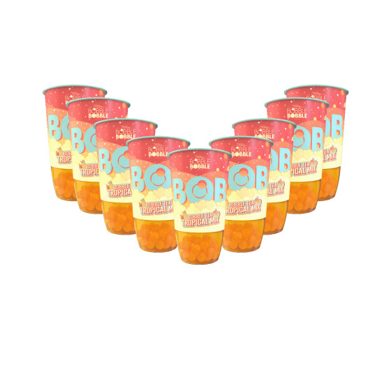 Bubble tea BOB Tropical Mix, 9 x 360 ml