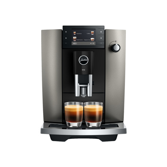 Ekspres automatyczny JURA E6 E6 Dark Inox (ED) – czarny/szary