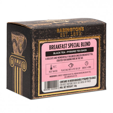 Schwarzer Tee Babingtons „Breakfast Special Blend“, 18 Stk.