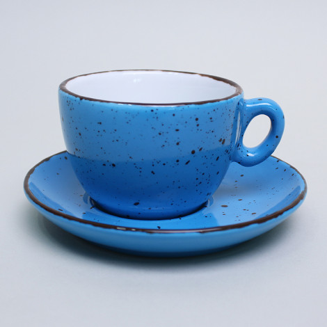 Coffee cup Inker Iris Dots Blue, 170 ml