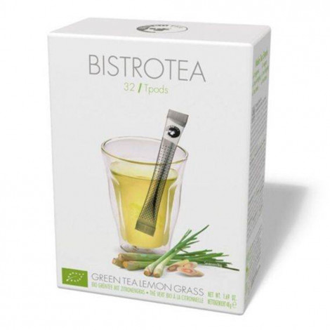Organic green tea Bistro Tea “Green Tea Lemon”, 32 pcs.
