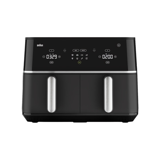 Braun TwinCook 5 TD5030 Heißluftfritteuse, 10 L - Schwarz