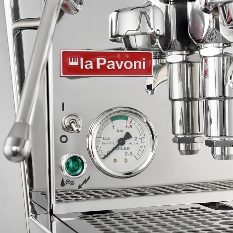 La Pavoni Botticelli Premium manuaalinen espressokeitin – hopea