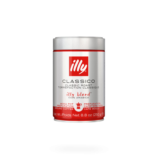 Illy Classico Moka malet kaffe, 250 g