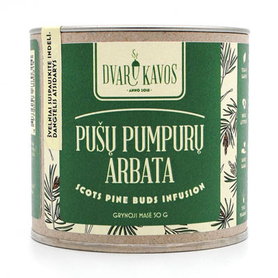 Priežu pumpuru tēja Dvaro Kavos, 50 g