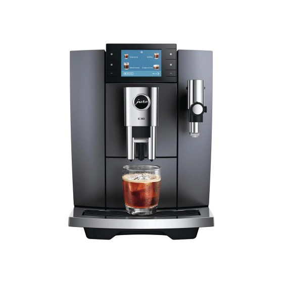 Ekspres automatyczny JURA E10 Onyx Grey (EA) (funkcja Cold Brew) – szary