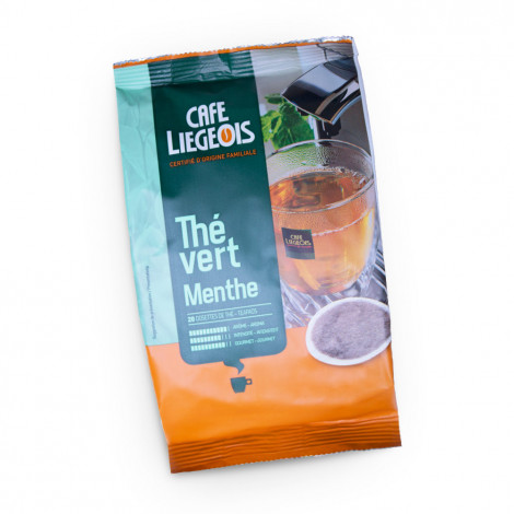 Tējas spilventiņi Café Liégeois “Green Mint”