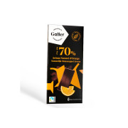 Šokolado plytelė Galler Dark Orange, 80 g