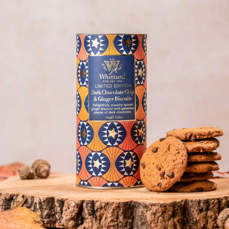 Kekse Whittard of Chelsea Limited Edition Dark Chocolate Chip & Ginger, 150 g