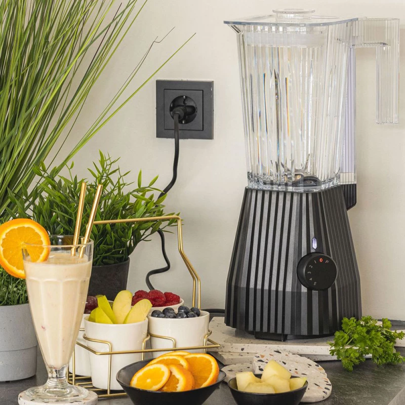 Tehosekoitin Alessi Plisse Black