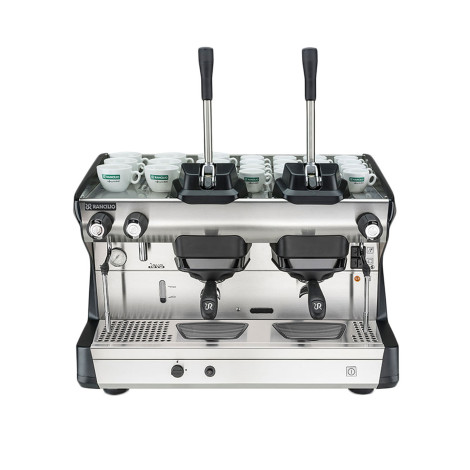 Rancilio Leva espressomasin, 2 gruppi – hõbedane