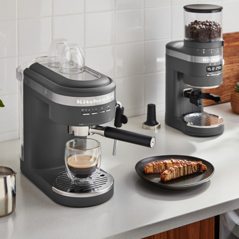 KitchenAid Artisan 5KES6403EDG espresso kavos aparatas – pilkas