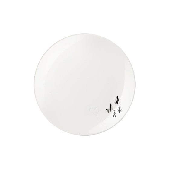 Talerz deserowy Asa Selection Heart in the Snow, 20.5 cm