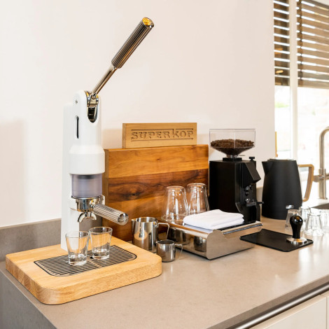 Superkop White Manual Lever espresso machine – Wit