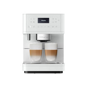 Miele CM 6160 MilkPerfection LOWS Atjaunināts automātiskais kafijas automāts – balts