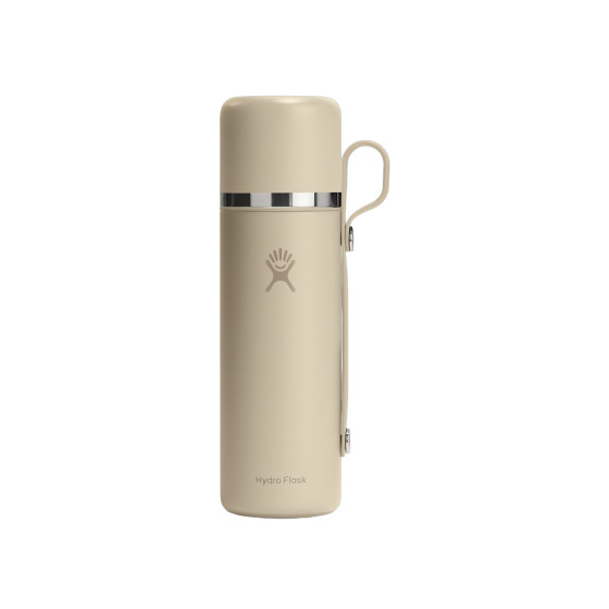 Hydroflask Hot Flask &amp; Cup Oat Thermal Bottle with a Cup, 828 ml