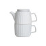 Teapot with a mug Homla MULEN Gray, 650 ml