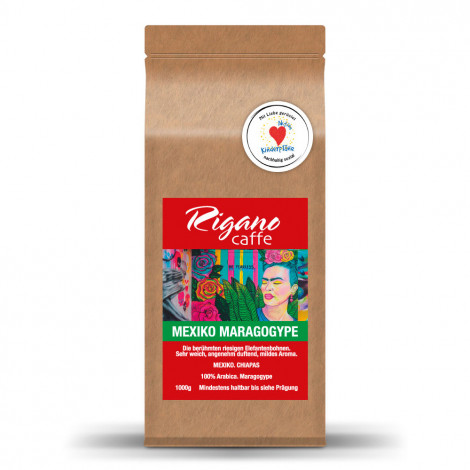 Kaffeebohnen Rigano Caffe Mexiko Maragogype, 1 kg