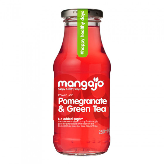 Gaivusis gėrimas Mangajo „Pomegranate & Green Tea“, 250 ml Gaivusis gėrimas Mangajo „Pomegranate & Green Tea“, 250 ml