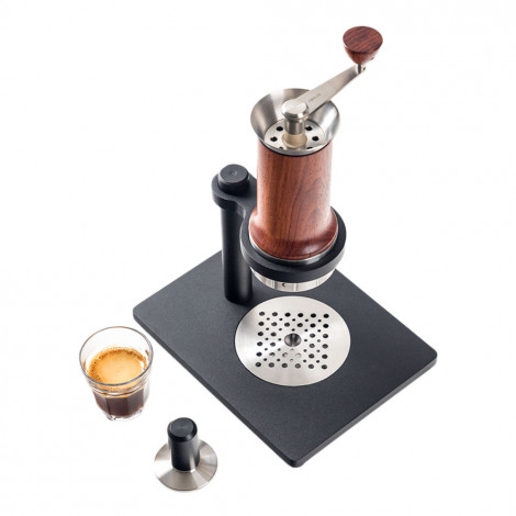 Espressomaschine Aram Brownish + Stahlständer