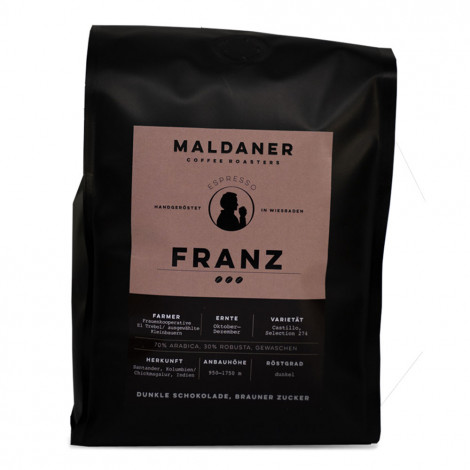 Kaffeebohnen Maldaner Kaffeerösterei Espresso Franz, 1kg