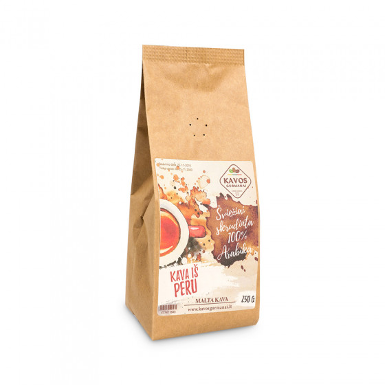 Malta kava Kavos Gurmanai „Peru EP1“, 250 g Malta kava Kavos Gurmanai „Peru EP1“, 250 g