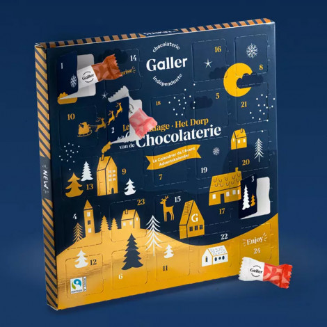 Adventes kalendārs ar šokolādes konfektēm Galler Rawetes