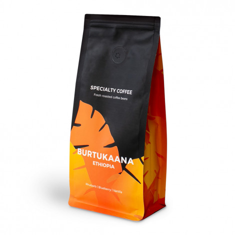 Spezialitätenkaffee Ethiopia Burtukaana, 250 g ganze Bohne