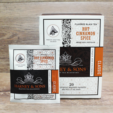 Svart te med aromer Harney & Sons “Hot Cinnamon Sp