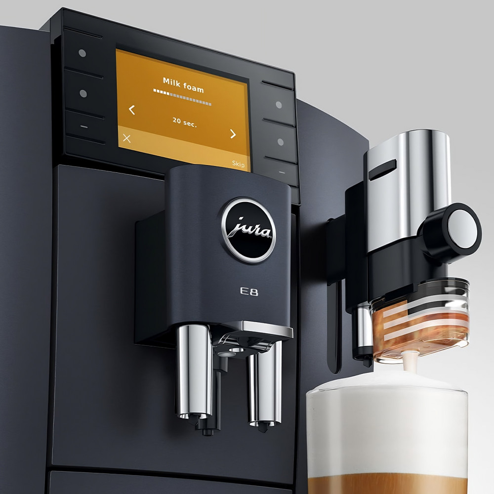 JURA E8 Cosmic Black ED Kaffeevollautomat Schwarz