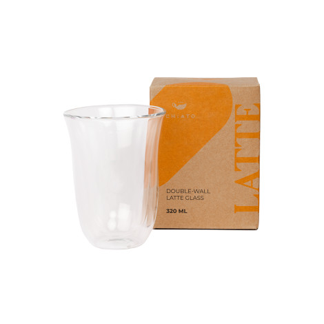 Dvigubo stiklo latte stiklinė CHiATO, 320 ml