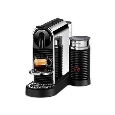 Machine à café Nespresso CitiZ Platinum & Milk Stainless Steel C