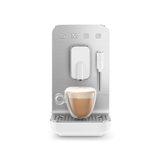 Smeg BCC02WHMUK 50's Style Bean To Cup Coffee Machine - White