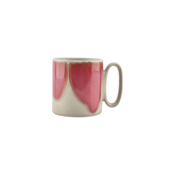 Salt&amp;Pepper Paint Grey/Pink mugg, 390 ml