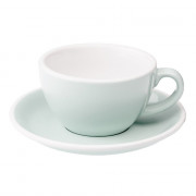 Cappuccino-kopp med ett underlägg Loveramics ”Egg Riverb”