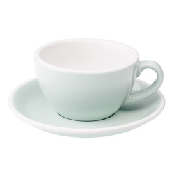 Cappuccino cup with a saucer Loveramics “Egg River Blue”, 200 ml